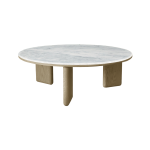 Large - Oak - Venato White Marble